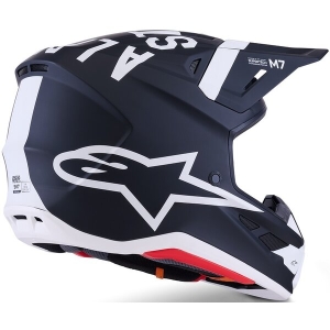 Casca cross-enduro ALPINESTARS SUPERTECH S-M7 DASHER ECE06 L Negru/Alb mat, 7