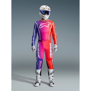 Pantaloni cross-enduro ALPINESTARS FLUID APEX 2026 34 Albastru/Galben Fluo, 11