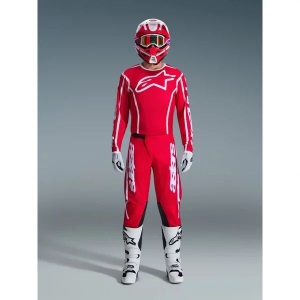 Pantaloni cross-enduro ALPINESTARS FLUID APEX 2026 36 Rosu/Alb, 10