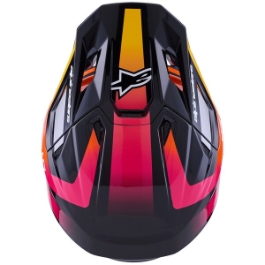 Casca cross-enduro ALPINESTARS SUPERTECH S-M7 RISE ECE06 M Albastru/Alb, 10