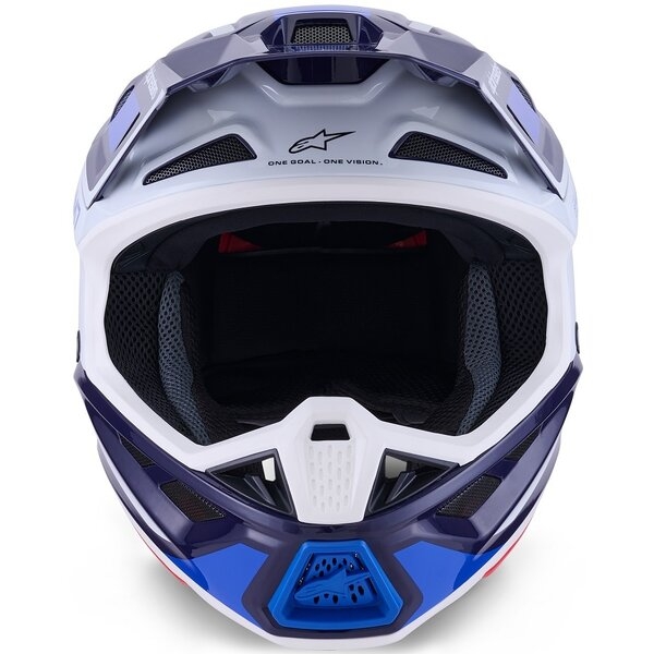 Casca cross-enduro ALPINESTARS SUPERTECH S-M7 RISE ECE06 XL Negru/Argintiu/Rosu fluo, 13