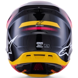 Casca cross-enduro ALPINESTARS SUPERTECH S-M7 RISE ECE06 S Negru/Galben/Roz, 21