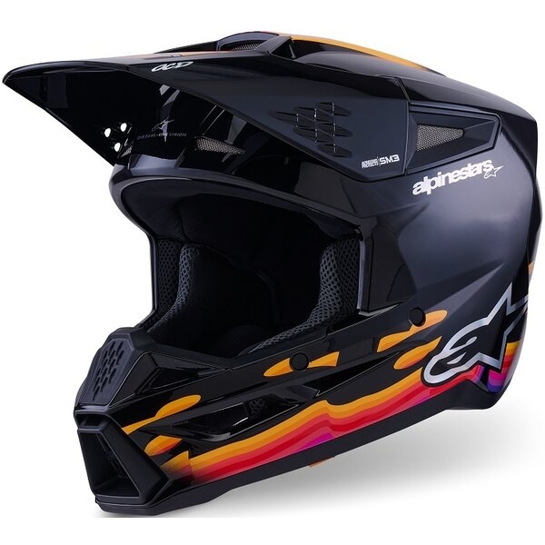 Casca cross-enduro ALPINESTARS S-M3 FORCE ECE06 Negru S, 22