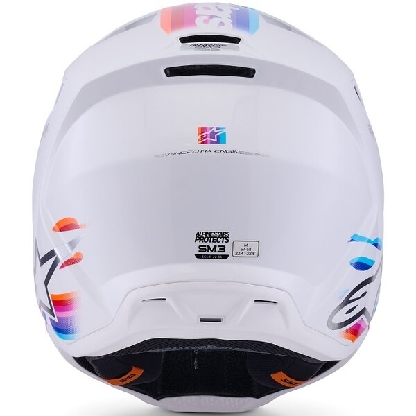 Casca cross-enduro ALPINESTARS S-M3 FORCE ECE06 S Alb, 20