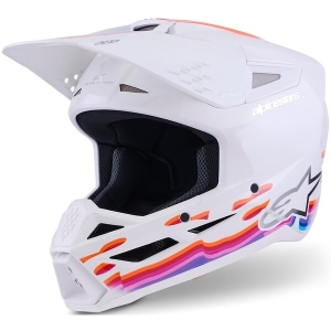 Casca cross-enduro ALPINESTARS S-M3 FORCE ECE06 S Alb, 6