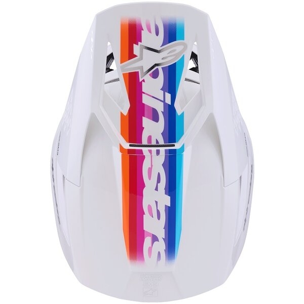 Casca cross-enduro ALPINESTARS S-M3 FORCE ECE06 M Alb, 12