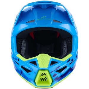 Casca cross-enduro ALPINESTARS S-M3 FORCE ECE06 XL Albastru cyan, 7