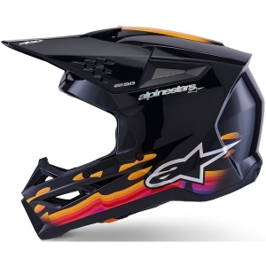 Casca cross-enduro ALPINESTARS S-M3 FORCE ECE06 Negru XL, 18