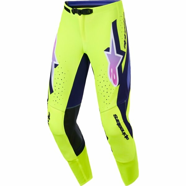 Pantaloni cross-enduro ALPINESTARS SUPERTECH VISTA 2026 30 Gri/Galben fluo/Albastru