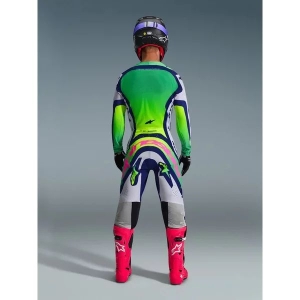 Pantaloni cross-enduro ALPINESTARS SUPERTECH VISTA 2026 30 Gri/Galben fluo/Albastru, 22