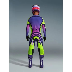 Pantaloni cross-enduro ALPINESTARS SUPERTECH VISTA 2026 30 Gri/Galben fluo/Albastru, 26