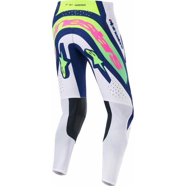 Pantaloni cross-enduro ALPINESTARS SUPERTECH VISTA 2026 38 Gri/Galben fluo/Albastru, 10
