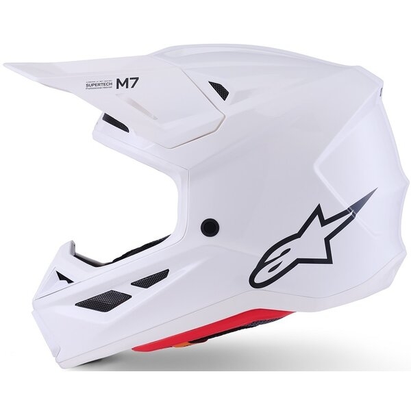 Casca cross-enduro ALPINESTARS SUPERTECH S-M7 SOLID ECE06 M Alb, 3