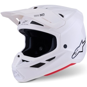 Casca cross-enduro ALPINESTARS SUPERTECH S-M7 SOLID ECE06 XL Alb, 8