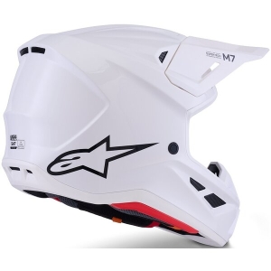 Casca cross-enduro ALPINESTARS SUPERTECH S-M7 SOLID ECE06 XXL Alb, 6