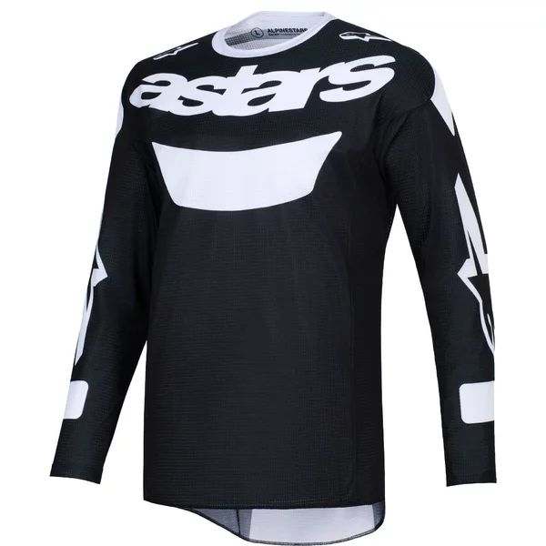 Tricou cross-enduro ALPINESTARS RACER AIR RIWAY 2026 S Gri/Galben fluo/Albastru, 3