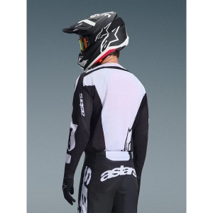 Tricou cross-enduro ALPINESTARS RACER AIR RIWAY 2026 M Negru/Alb, 4