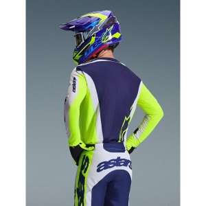 Tricou cross-enduro ALPINESTARS RACER AIR RIWAY 2026 M Negru/Alb, 8