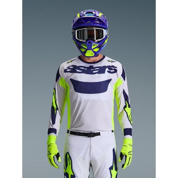 Tricou cross-enduro ALPINESTARS RACER AIR RIWAY 2026 Negru/Alb L, 9