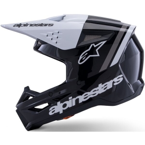 Casca cross-enduro ALPINESTARS S-M3 RADIUM ECE06 M Negru/Alb/Gri, 8
