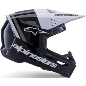 Casca cross-enduro ALPINESTARS S-M3 RADIUM ECE06 M Negru/Alb/Gri, 10