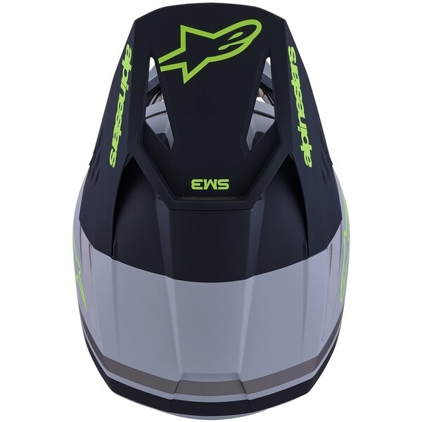 Casca cross-enduro ALPINESTARS S-M3 RADIUM ECE06 M Gri/Negru/Galben Fluo, 6