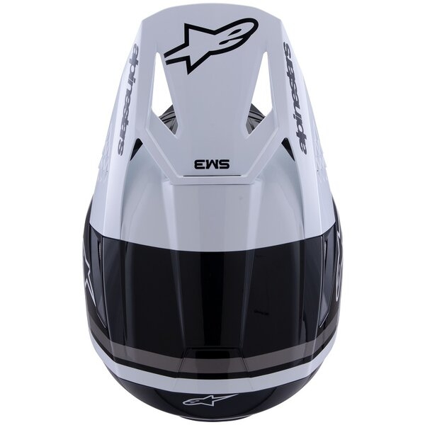 Casca cross-enduro ALPINESTARS S-M3 RADIUM ECE06 XL Negru/Rosu fluo/Alb, 10
