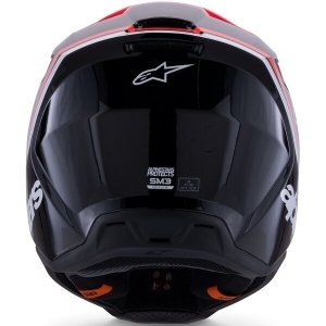 Casca cross-enduro ALPINESTARS S-M3 RADIUM ECE06 XL Negru/Rosu fluo/Alb, 15