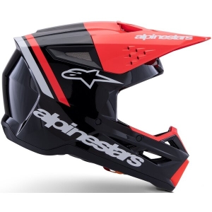 Casca cross-enduro ALPINESTARS S-M3 RADIUM ECE06 XXL Negru/Rosu fluo/Alb, 16