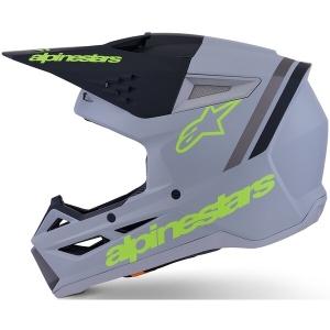 Casca cross-enduro ALPINESTARS S-M3 RADIUM ECE06 XXL Negru/Alb/Gri, 4