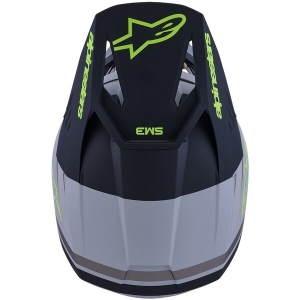 Casca cross-enduro ALPINESTARS S-M3 RADIUM ECE06 XXL Gri/Negru/Galben Fluo, 8