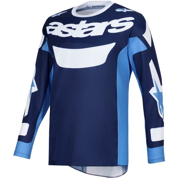 Tricou cross-enduro ALPINESTARS RACER RIWAY 2026 S Alb/Negru, 5