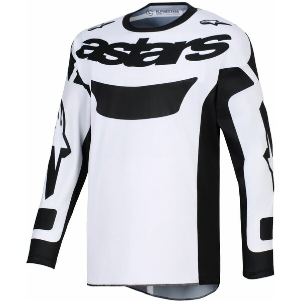 Tricou cross-enduro ALPINESTARS RACER RIWAY 2026 M Alb/Negru, 4
