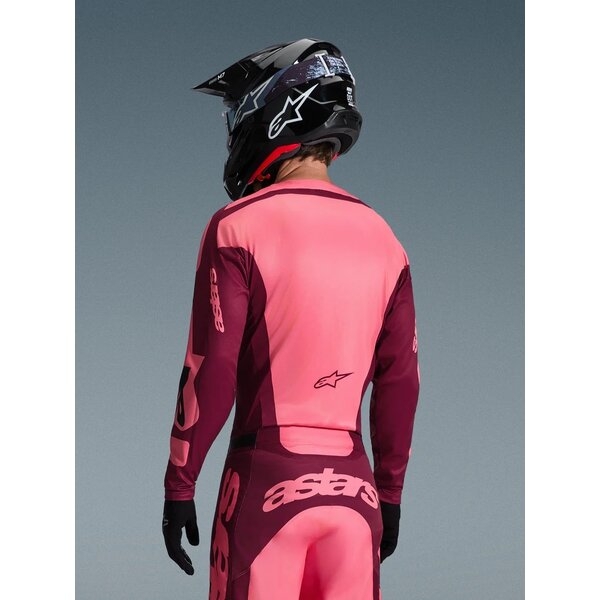 Tricou cross-enduro ALPINESTARS RACER RIWAY 2026 M Alb/Albastru/Rosu, 15
