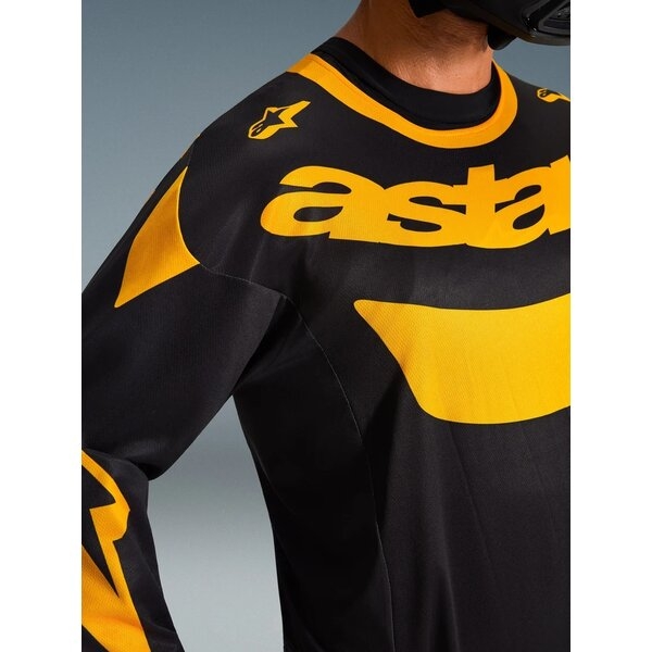 Tricou cross-enduro ALPINESTARS RACER RIWAY 2026 Alb/Negru L, 16