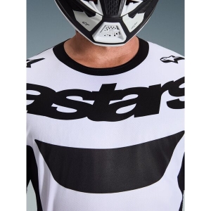 Tricou cross-enduro ALPINESTARS RACER RIWAY 2026 Alb/Negru XL, 13