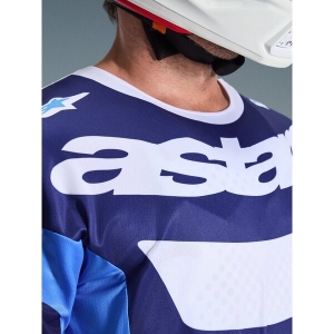 Tricou cross-enduro ALPINESTARS RACER RIWAY 2026 XXL Albastru/Alb, 13