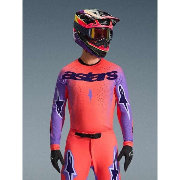 Tricou cross-enduro ALPINESTARS SUPERTECH SCENZ 2026 S Albastru/Alb, 6