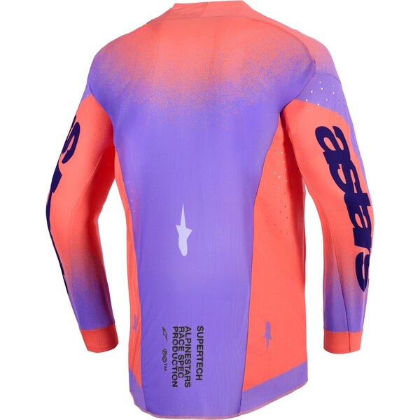 Tricou cross-enduro ALPINESTARS SUPERTECH SCENZ 2026 S Albastru/Alb, 14