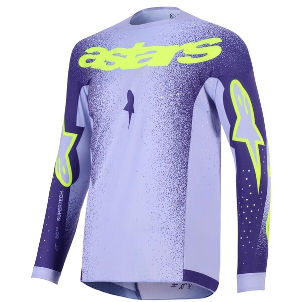 Tricou cross-enduro ALPINESTARS SUPERTECH SCENZ 2026 M Mov/Galben fluo, 22