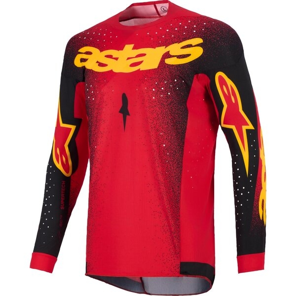 Tricou cross-enduro ALPINESTARS SUPERTECH SCENZ 2026 M Mov/Galben fluo, 23