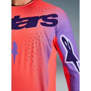 Tricou cross-enduro ALPINESTARS SUPERTECH SCENZ 2026 M Mov/Galben fluo, 10