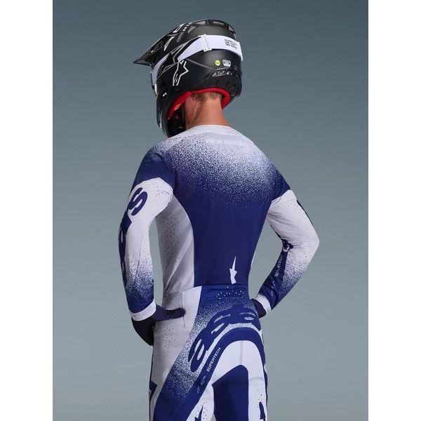 Tricou cross-enduro ALPINESTARS SUPERTECH SCENZ 2026 L Mov/Galben fluo, 34