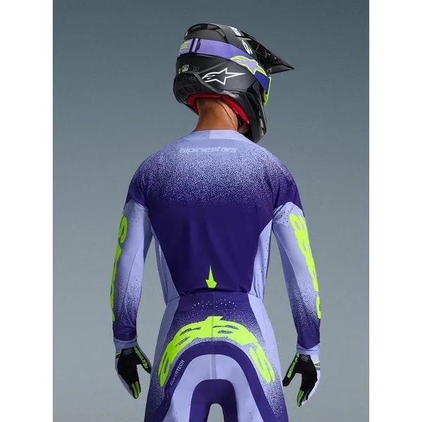 Tricou cross-enduro ALPINESTARS SUPERTECH SCENZ 2026 L Mov/Galben fluo, 51