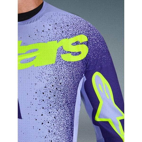 Tricou cross-enduro ALPINESTARS SUPERTECH SCENZ 2026 XL Rosu/Negru/Galben, 6