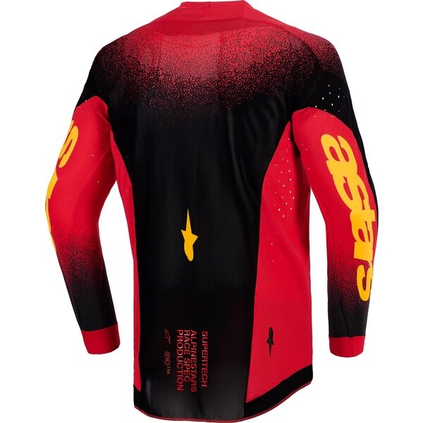 Tricou cross-enduro ALPINESTARS SUPERTECH SCENZ 2026 XXL Mov/Galben fluo, 17