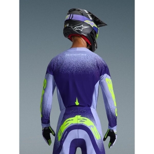 Tricou cross-enduro ALPINESTARS SUPERTECH SCENZ 2026 XXL Mov/Galben fluo, 25