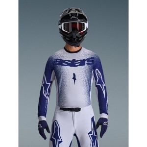 Tricou cross-enduro ALPINESTARS SUPERTECH SCENZ 2026 XXL Albastru/Alb, 24