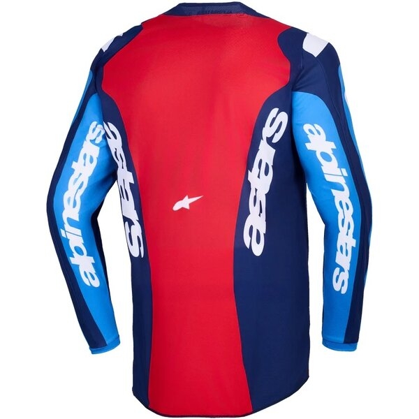 Tricou cross-enduro ALPINESTARS FLUID GRID 2026 S Portocaliu/Albastru, 10