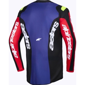 Tricou cross-enduro ALPINESTARS FLUID GRID 2026 M Rosu/Negru/Mov, 6